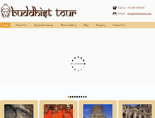 Tablet Screenshot of buddhisttour.com